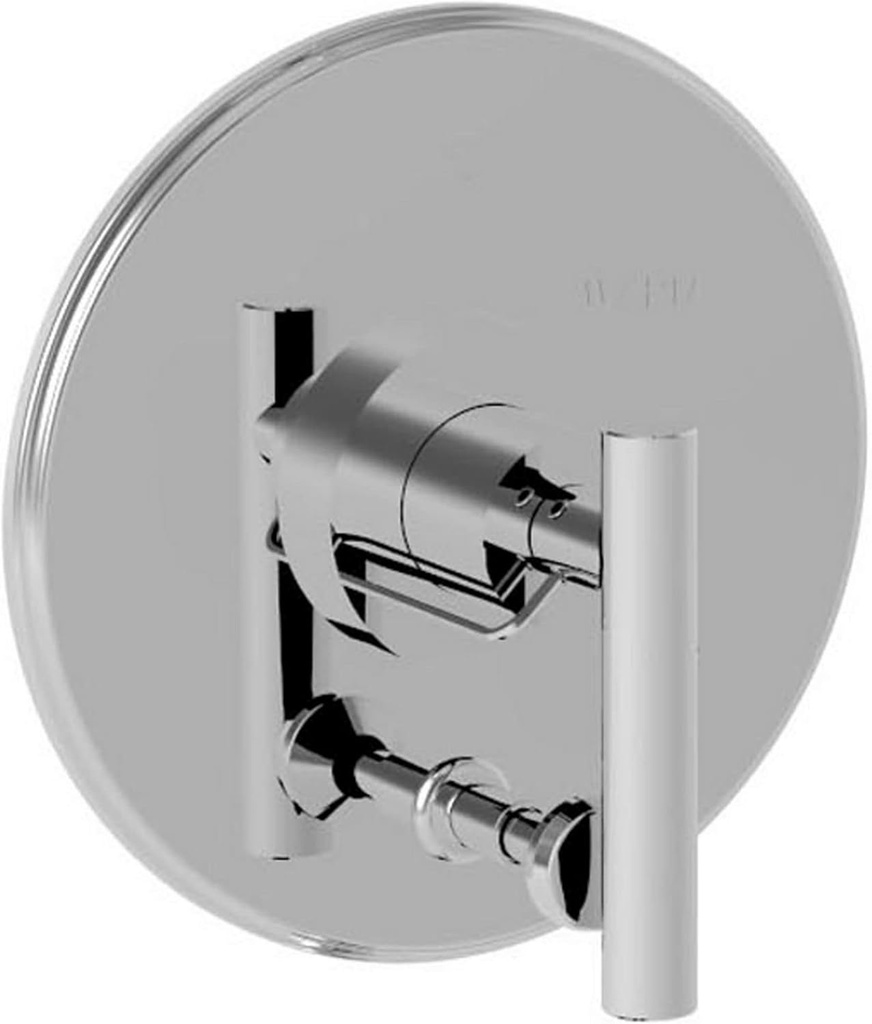 Newport Brass 5-992LBP/26 Balanced Pressure Tub & Shower Diverter Plate With Handle Polished Chrome East Linear