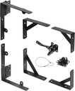1 Sets Gate Kit Gate Corner Brace Bracket Heavy Duty Anti Sag Gate Frame Kit