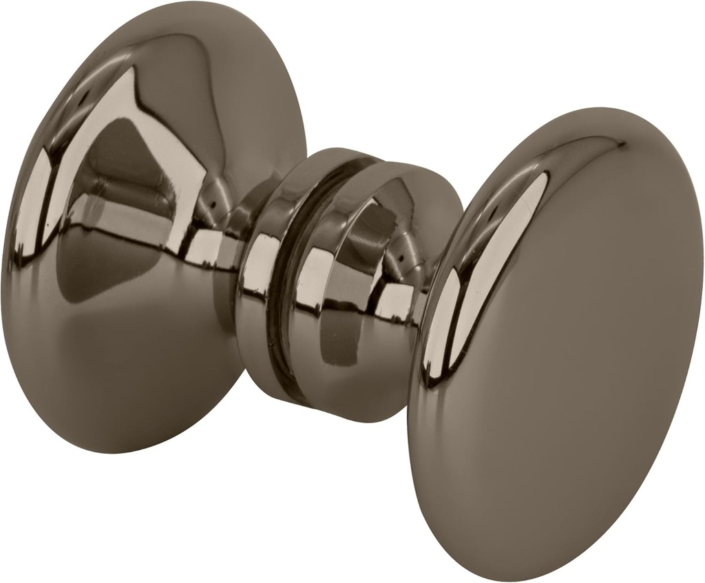 C.R. LAURENCE SDK100PN CRL Polished Nickel Traditional Style Back-to-Back Shower Door Knobs