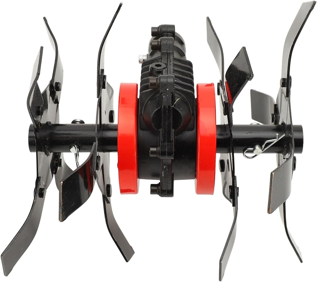 Mower Loosening Wheel Multifunctional Metal Mower Soil Loosening Wheel Grass Trimmer 26mm 9 Teeth Universal Brush Cutter Grass Wheel for Loosening Soil Weeding