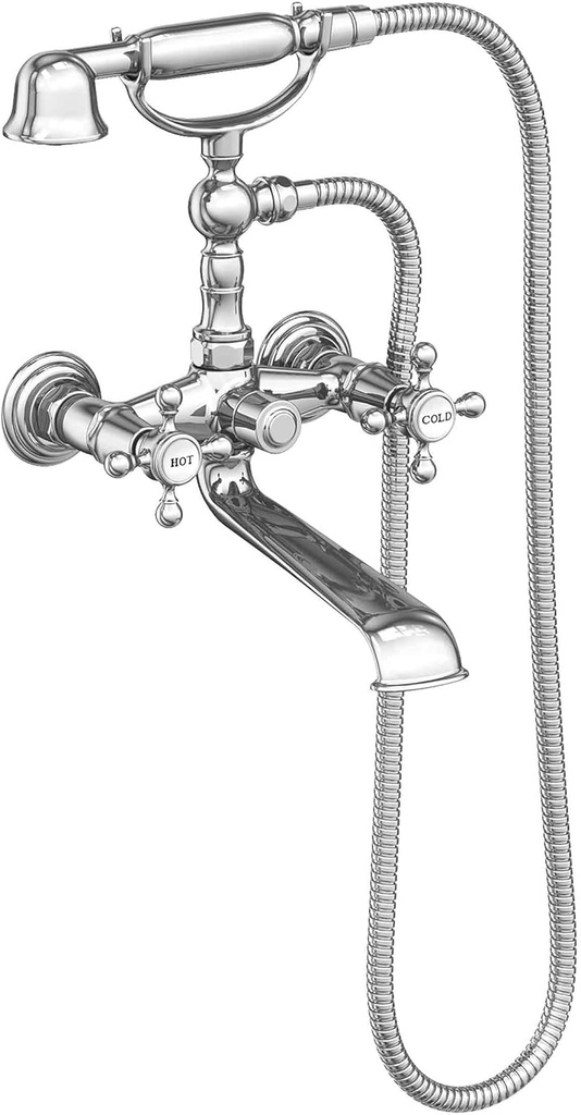 Newport Brass 934/26 930 Series Leg Tub Faucet, Polished Chrome