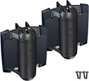 D&D Technologies TCA1L2S3BTS TruClose Regular Duty Gate Hinges, Self Closing Gate Hinges for Metal Gates up to 66 Pounds, with Alignment Legs, for Square Gate Frame and Post, Black, 2 Count