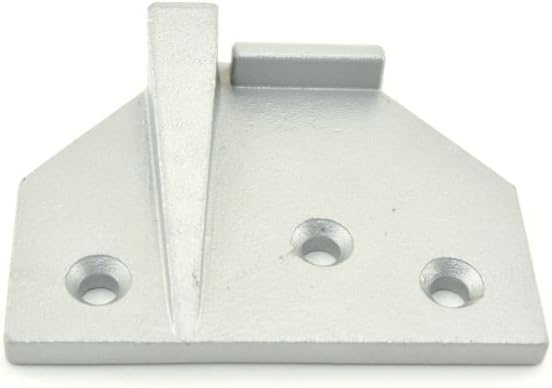 Stanley Commercial Hardware Double Door Strike for QED311 and QED312 Standard Duty Rim Panic Exit Devices, Painted Aluminum Finish