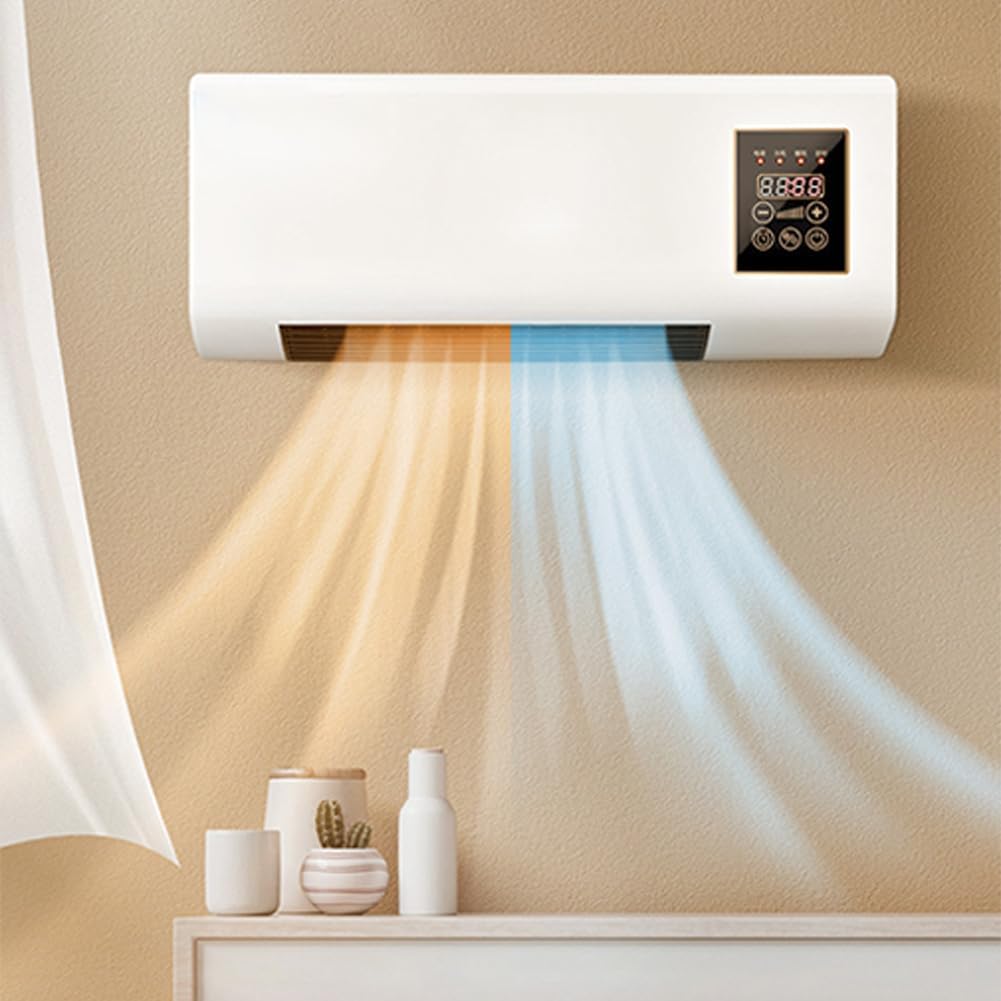 Climafy Conditioner - Portable Conditioner Split Max Mini Unit - Wall Mountable with Remote Control, Compact Indoor Personal for Home Office Bedroom