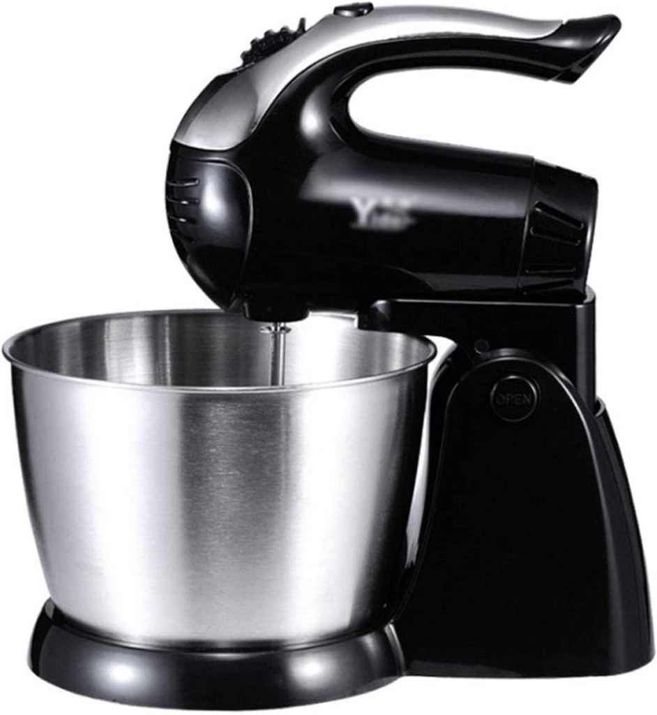 Helikim Stand Mixer 300W Food Blender Cream Whisk Cake Dough Mixers with 3L Bowl Professional Kitchen Aid Chef Machine for Wheaten Food Salad & Cake