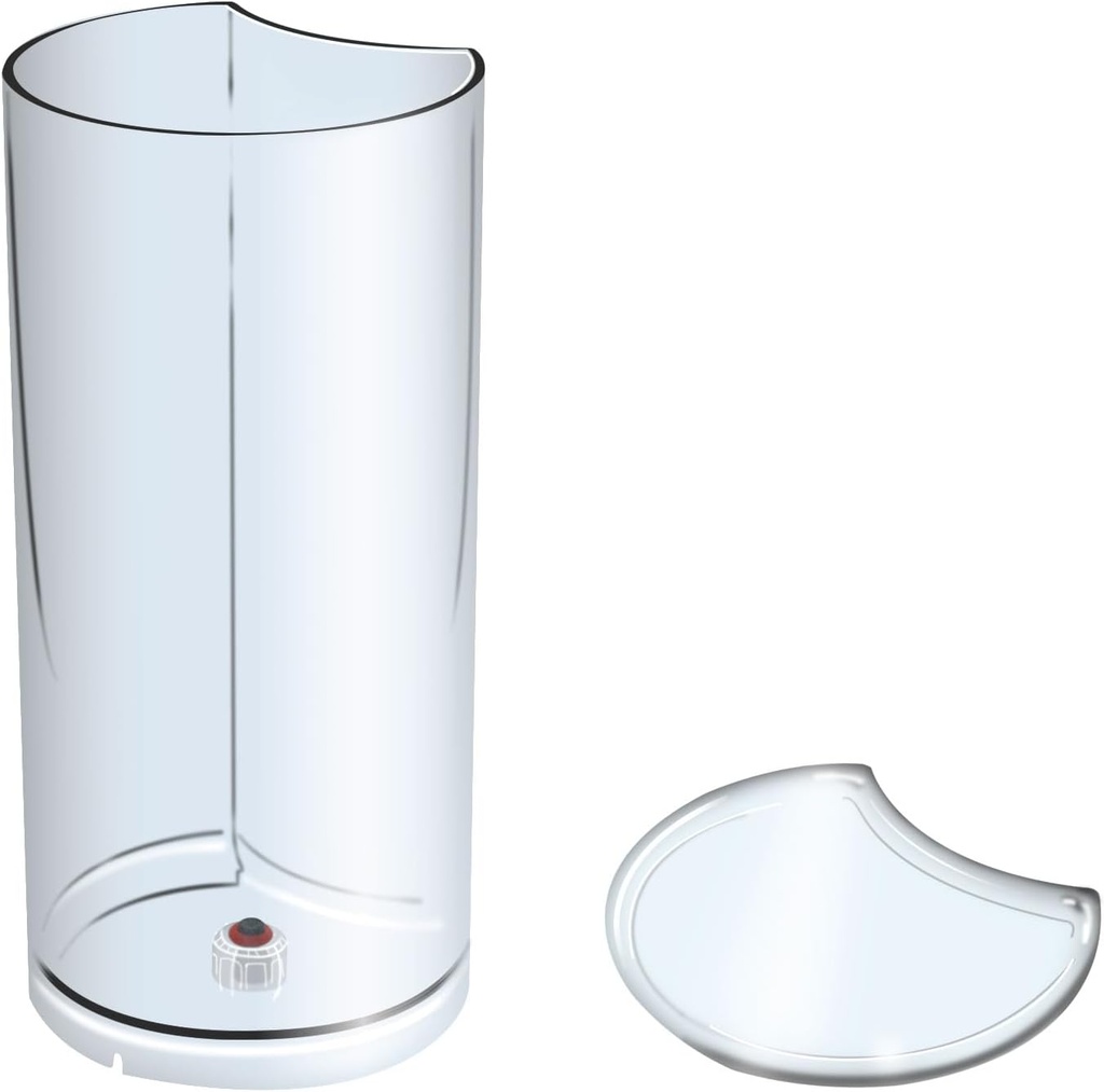 Water Tank With Lid Cover, Reservoir Replacement for XN910B XN9105 XN910C Vertuo Next Krups Coffee Machine