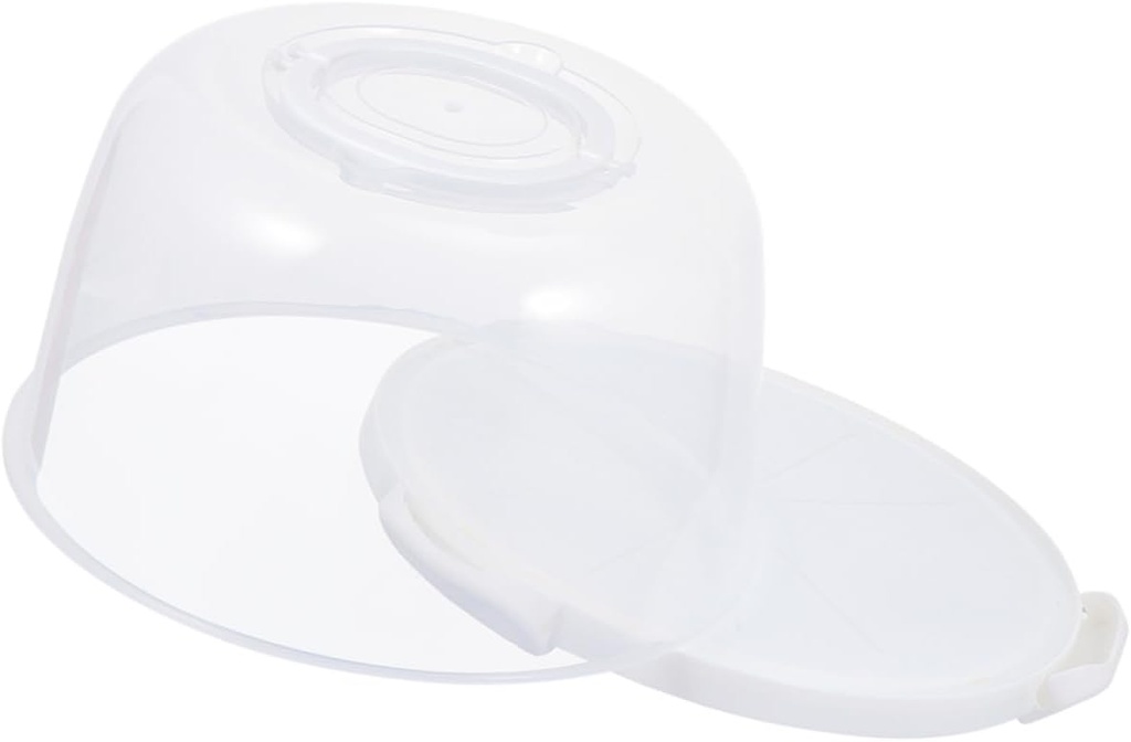 Portable Cake Carrier Lid and Handle Reusable Baking Box for Birthday Cakes Pies and Desserts Easy to Clean Lightweight and Storage