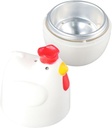 Microwave Egg Boiler,Chicken Shaped Microwave Egg Steamer Cooker Boiler Steamer Gadgets Cook Soft and Hard Boiled Egg Kitchen Tool