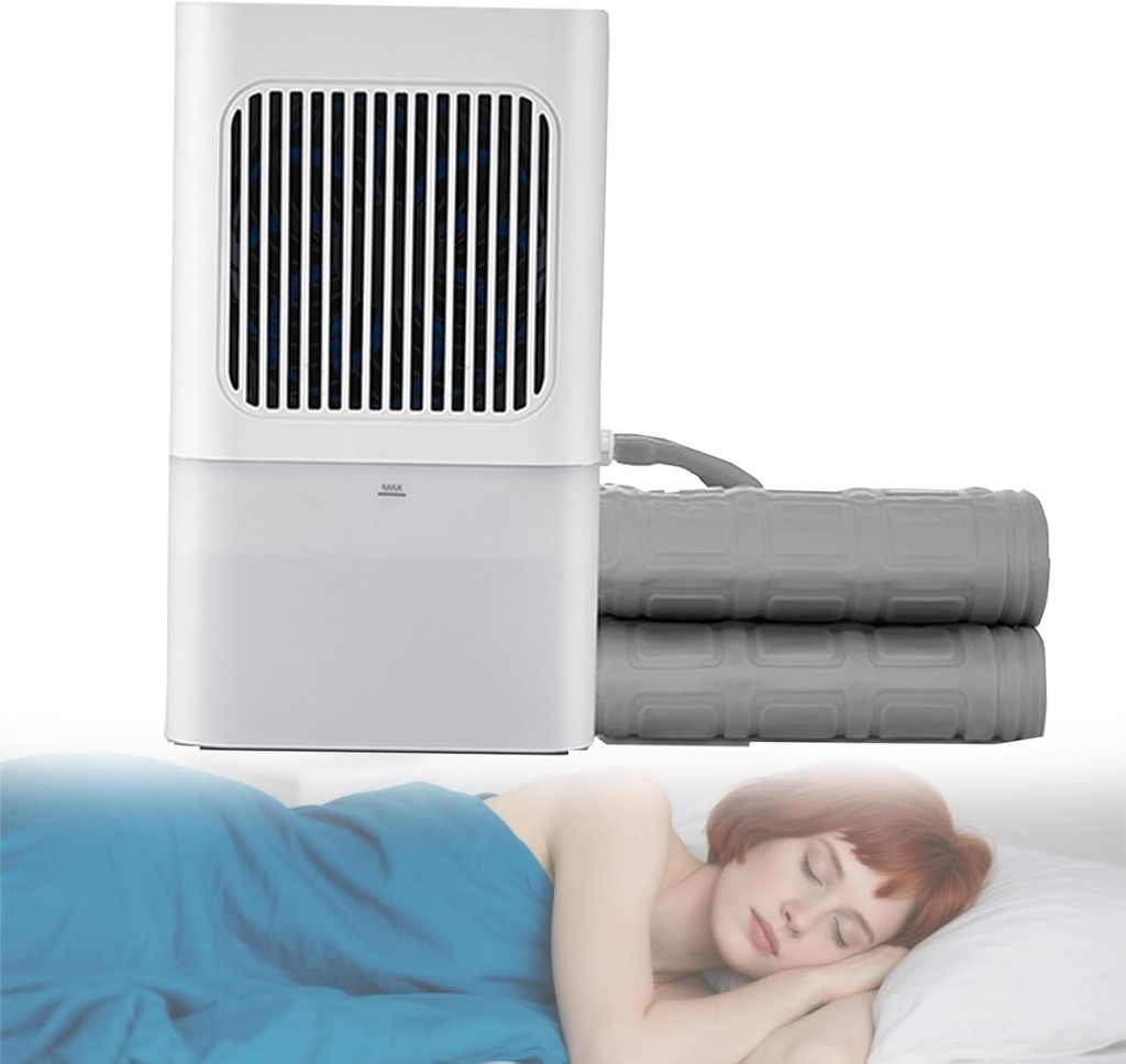 2L Tank Water Cooled Mattress Summer Cooling Mattress 3 Wind Speeds for Hot Sleepers, Remote Control Waterbed Cooler Mat Single