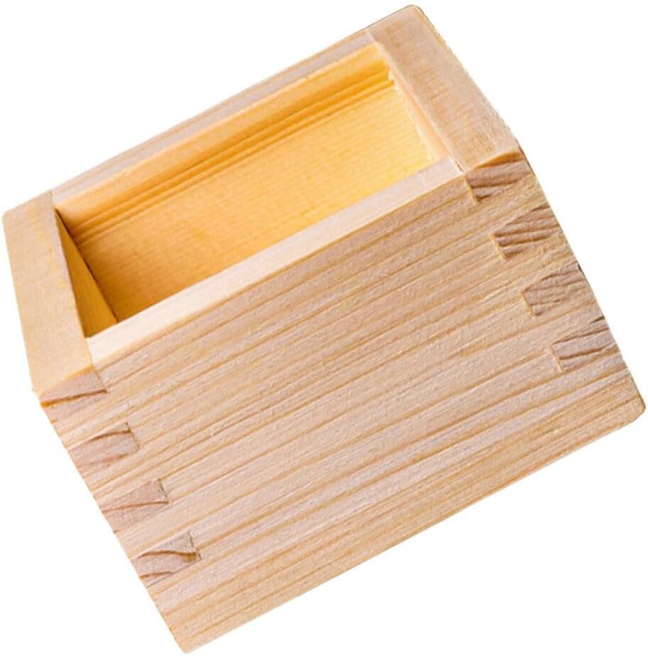 Kichvoe Traditional Japanese Sake Wooden Cup Storage Box Design for Home and Restaurant Use for Sake Cups and Utensils Drinking and Cultural Appreciation