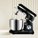 Stand Mixer, Tilt-Head Kitchen Mixer, 6-Speed Kitchen Electric Dough Mixer for Household Baking Bread, for Baking Bread, Cake, Cookie, Pizza, Muffin, Salad and More,Black