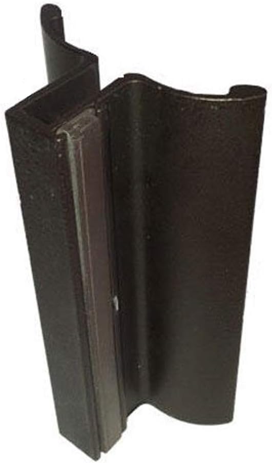 Gordon Glass Co. 4" Frameless Shower Door Handle with Metal Strike Plate - Oil Rubbed Bronze Finish