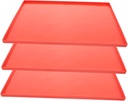 3pcs Silicone Dehydrator Mats for Fruits Meat Dryer Non-stick Baking Tray Mats Reusable Food Dehydrator Liner Sheets