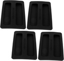 Alipis 4pcs Toaster Top Lid Bread Machine Covers Silicone Material Slice Toast Cover