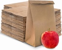 Stock Your Home 4 Lb Kraft Brown Paper Lunch Bags (500 Count) - Bulk Disposable Lunch Sacks, Small Size Blank Bag for Kids, Good for a Snack, Sandwich, Grocery Food, and Arts & Crafts Projects