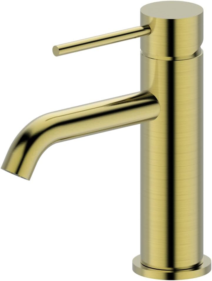 Bath Royale Envol Modern Bathroom Sink Faucet Single Control - All Metal, Easy Install, Brushed Gold