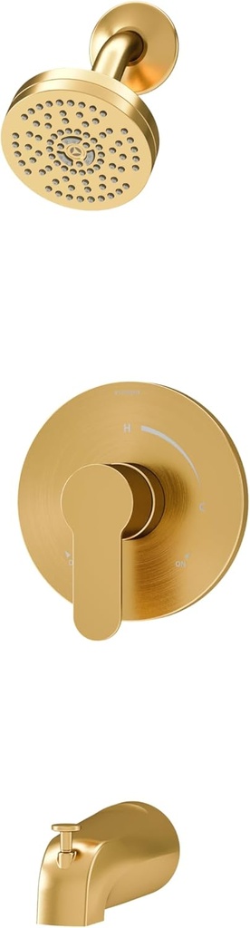 Identity HydroMersion Single Handle Tub and Shower Faucet Trim Kit - 2.0 GPM