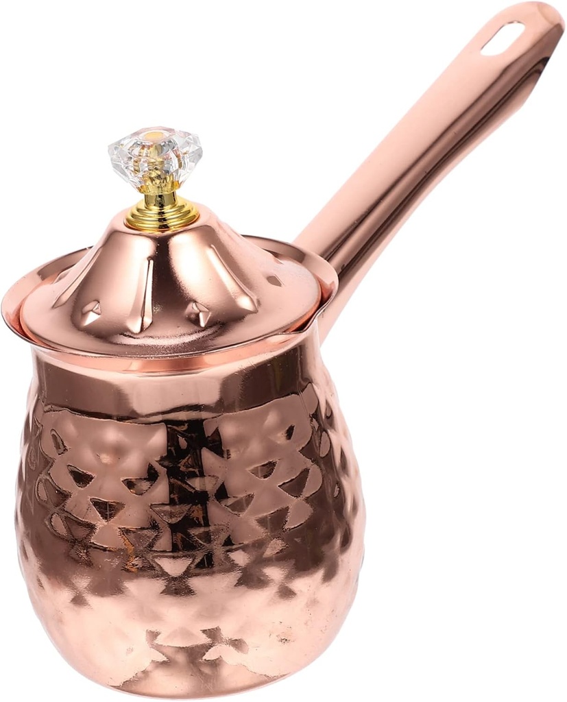 ABOOFAN Multi-functional Stainless Steel Frothing Pitcher Coffee Heating Kettle for Milk Tea Ergonomic Handle Easy to Clean Home and Restaurant Use