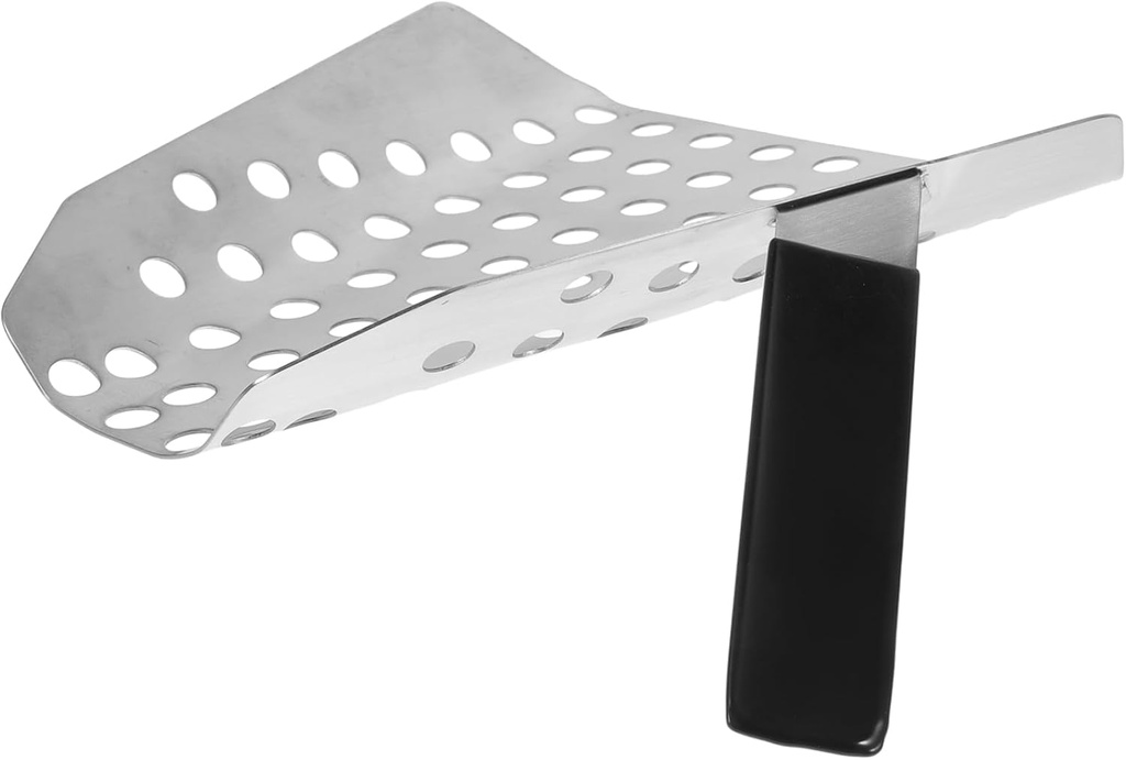Stainless Steel Single Handle French Fries Scoop Potato Cutter Drainer for Cooking