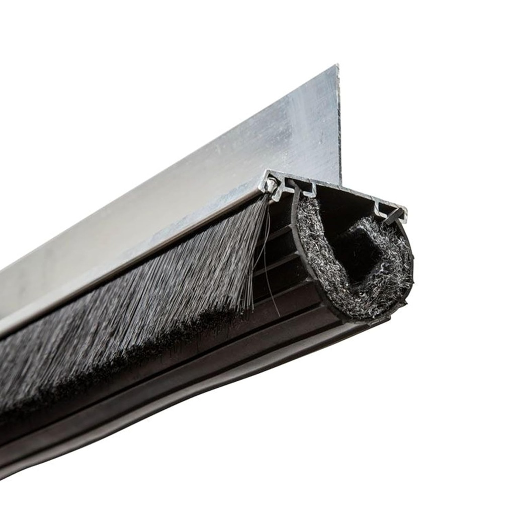 Xcluder X2 Rodent Proof Roll-Up Door Seal Kit, 8' x 2" x 1.625" Pest Control Retainer and Sealer, for Rolling Steel Doors Up to 8’ Wide, Suitable for Residential or Commercial Property Use