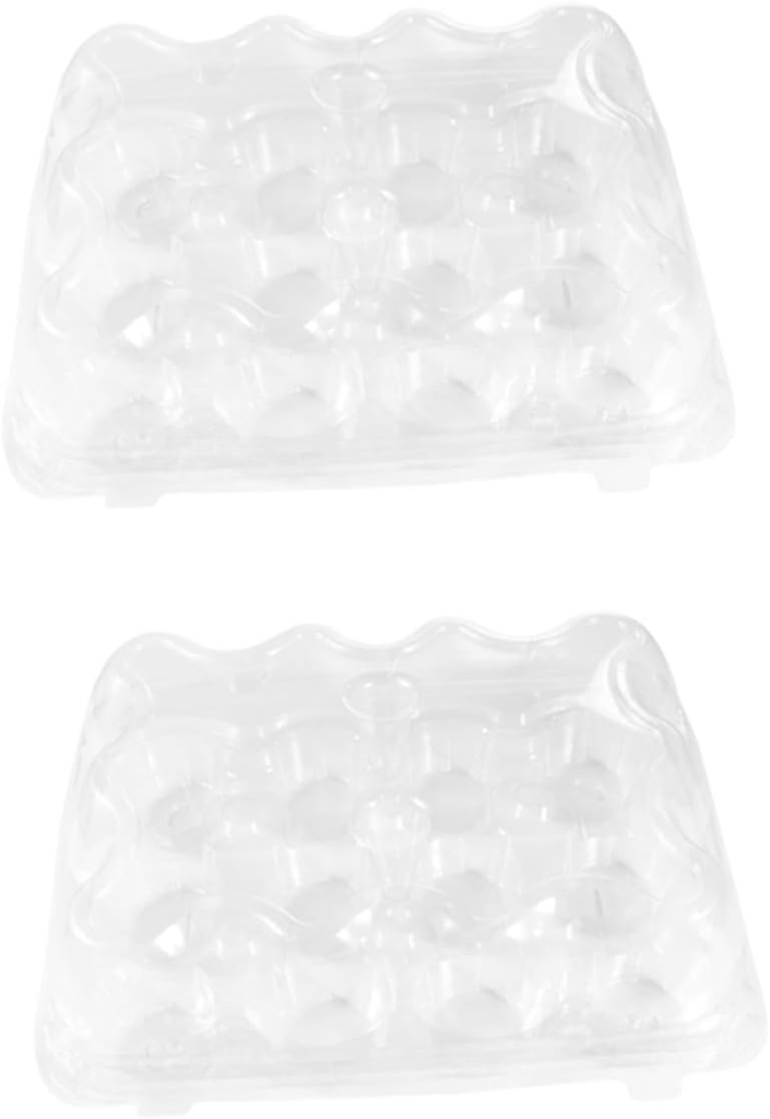 DECHOUS 2pcs Cupcake Holder Slot Bakery Box for Muffins and Desserts -grade for Events Home Use and Gifting