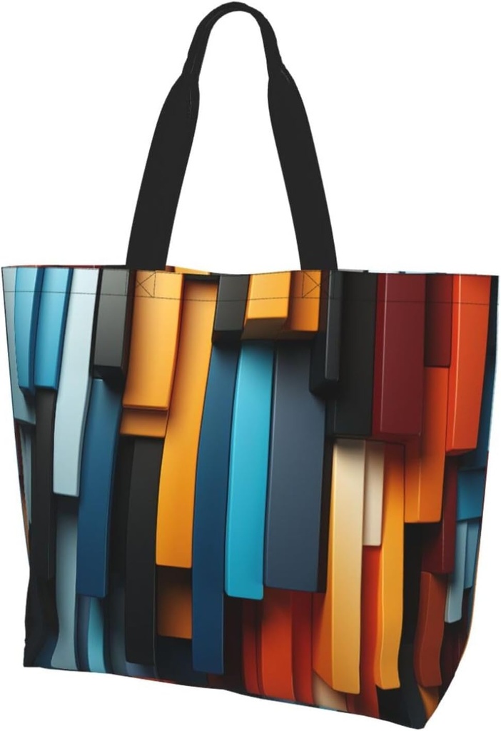 Tote Bag for Women Reusable Grocery Bag Shopping Bag Stars in Sky Tote Bags Handbag Foldable Shoulder Bag