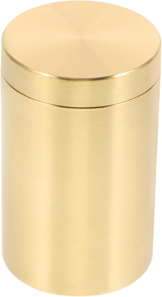 NOLITOY 4 Pcs Brass Tea Sealed Canister Storage Bottle Dried Fruit Jar Cereals Bottle Coffee Bean Jar Tea Bottle Tea Canister Food Storage Container Food Storage Can - Jar Sealed Jar