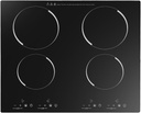 3000W 4-Burner Electric Ceramic Cooktop with 9 Power Levels & Safety Lock, Built-in/Countertop Infrared Stove Top for Home & Commercial Kitchens, 110V Black Glass Cooktop