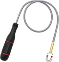 24‘’Magnetic Pickup Tool, Flexible Long Handy Reaching Assist Tool, Bend-It Magnet Snake Picker, Bendable Magnetic Sweepers for Home Sink Drains' Car Keys, USB's, Bolts, Nuts, Screws Pick up