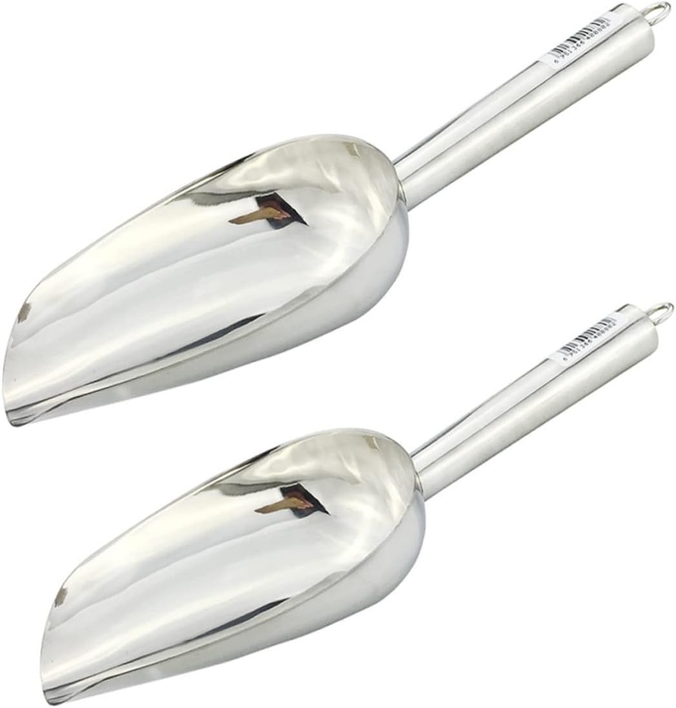 2pcs Pet Food Scoop Multifunctional Feeding Tool for Dogs and Cats Easy to Carry Lightweight Pet Feeding Shovel