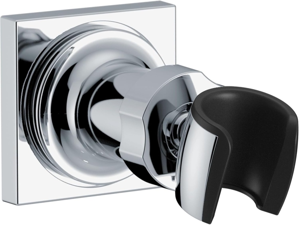 Delta U4010-PK Square Adjustable Wall Mounted Hand Shower Holder - Lumicoat Chrome