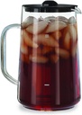 Iced Tea Pitcher With Lid for Litifo Iced Tea & Coffee Maker, 2.5-quart, Glass