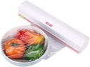 Cling Film Dispenser and Cutter Plastic Freezer Wrap Food Dispenser Cutter Foil and Cling Film Cutte Storage Kitchen Reusable with Slide Technology