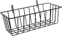 PRETYZOOM Bathroom Wall Storage Rack Sturdy Wire Hanging Basket Kitchen Organizing Shelf