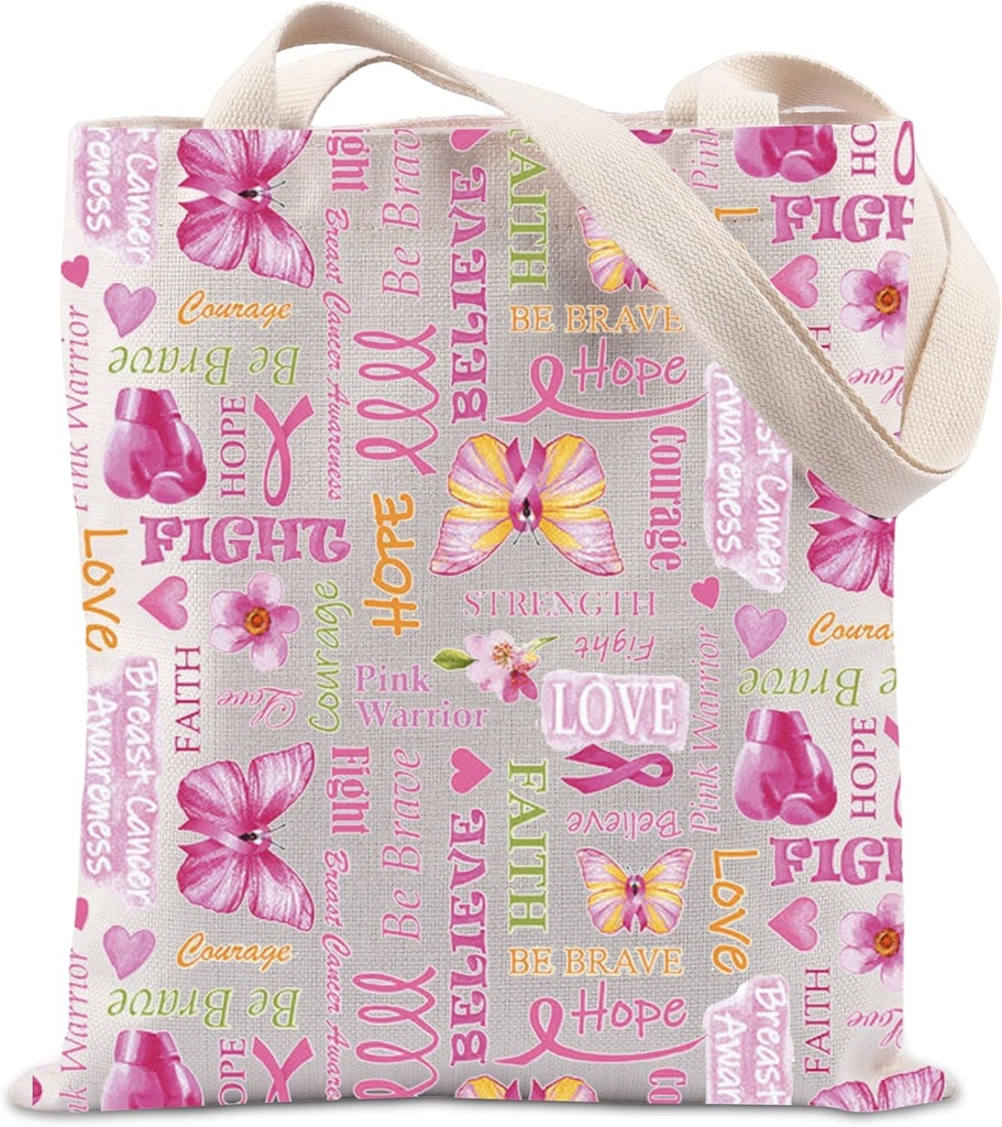 TIIMG Pink Celebration GiftBreast Cancer GiftBreast Cancer Awareness Tote Bag