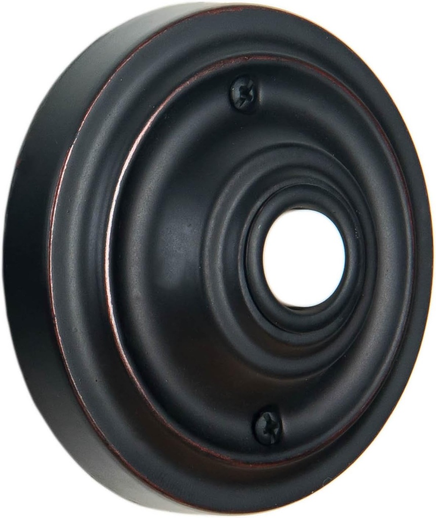 Craftmade PB3039-OBG Designer Surface Mount Lighted Doorbell LED Push Button, Oiled Bronze Gilded (2.9"Dia)