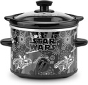 Star Wars Ships in the Galaxy 2-Quart Slow Cooker from Select Brands - Food Warmer for Dips, Soups & Other Dishes - Electric Kitchen Appliance with Tempered Glass Lid