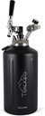 TrailKeg - Carbonated Growler for Beer - One Gallon - 18/8 Stainless Steel - Vacuum Insulated Double Wall, Cold for 48 Hours - Craft Beverage Dispenser for Beer, Soda, Cocktails, and Kombucha