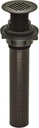DecoDRAIN Grid Strainer Drain for Bathroom Vanity/Lavatory/Vessel/Sink, Plated ABS Body No Overflow; Oil Rubbed Bronze; PF0727-ORB
