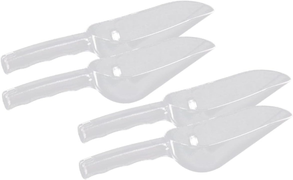 4pcs Multi-functional Plastic Ice and Food Scoop for Kitchen Use for Beans Flour and More and Fall Design