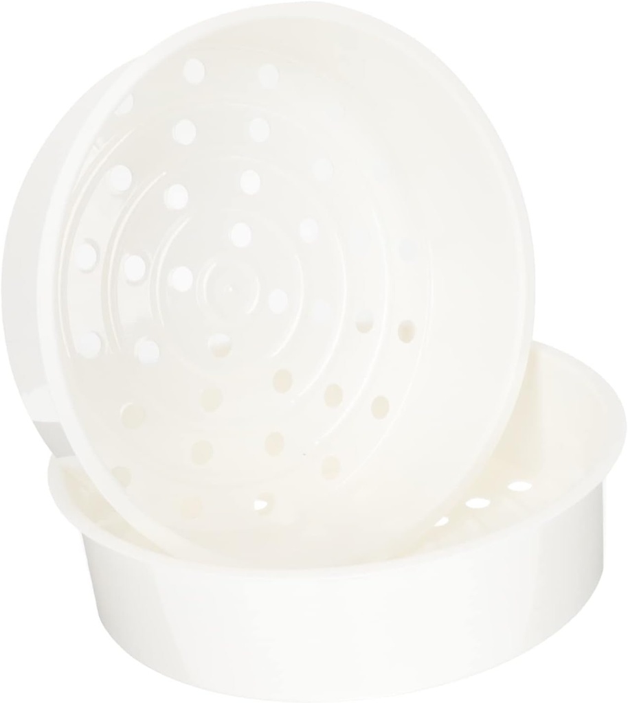 PRETYZOOM 2pcs Steamer Basket Steaming Basket for Cooking Food Steamer Rack Plastic Holder