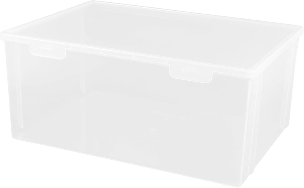 Transparent Large Bread Storage Box Crisper Container for Kitchen Countertop Fridge Freezer Keeps Bread Fresh and Protected