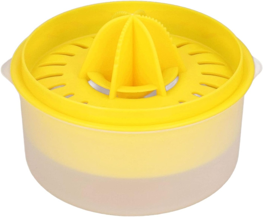 Lemon Squeezer,Citrus Orange Juicer, Lemon Manual Hand Squeezer Lime Pres Orange Lemon Citrus Squeezer 2 in 1 Juicer Juice Press Yolk Separator PP Hand Tool for Fruit Orange