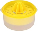 Lemon Squeezer,Citrus Orange Juicer, Lemon Manual Hand Squeezer Lime Pres Orange Lemon Citrus Squeezer 2 in 1 Juicer Juice Press Yolk Separator PP Hand Tool for Fruit Orange
