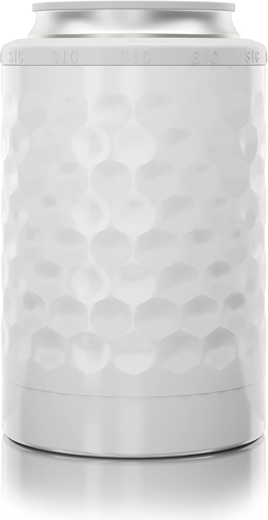 Seriously Ice Cold SIC 12oz Can Cooler Sleeve, Seltzers, Soda Pop, Beer & Wine, Premium Double Wall Stainless Steel Thermocooler