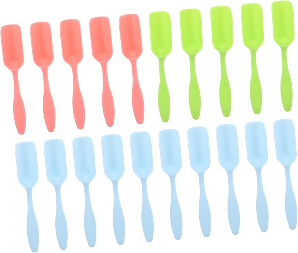 SUPVOX 40pcs Plastic Soil Scoop Lightweight Gardening Spatula for Planting and Transplanting Random Planting Tools for Garden and Pot Plants