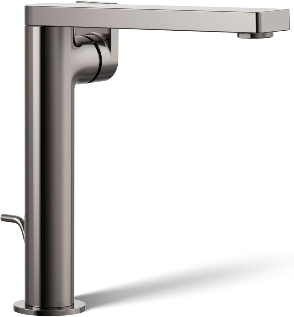 Kohler 73168-4-TT Composed® Tall Single-Handle Bathroom Sink Faucet with Lever Handle, 1.2 gpm, Vibrant Titanium