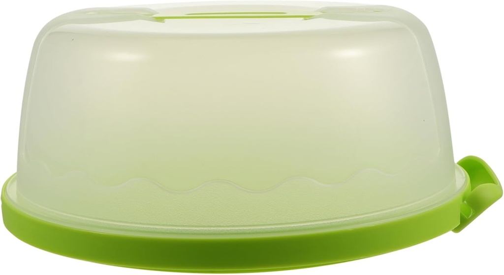 DECHOUS Food Grade Plastic Cake Box 8 Inch Cake Storage Handle Easy to Carry Locking Travel Carrier