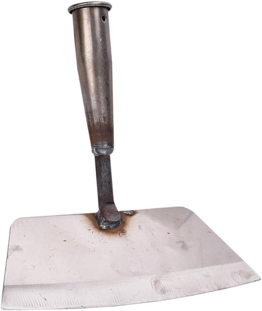 Kisangel Practical Forged Weeding Shovel for Gardening Hand Tool Non- Handle for Planting Transplanting and Soil Cultivation