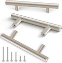 30 Pack Brushed Nickel Cabinet Pulls 5 Inch, Kitchen Hardware for Cabinets, Stainless Steel Cabinet Pulls for Kitchen Drawer, Cabinet Handles 3 Inch Hole Center